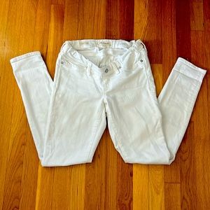 White Denim Madewell Maternity Skinny Jeans